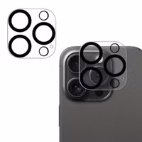 imoshion Kameraprotektor aus Glas 2er-Pack für das Apple iPhone 16 Pro / 16 Pro Max - Schwarz