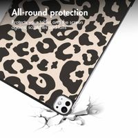 imoshion Design Trifold Klaphülle Apple iPad Pro 11 (2025) M5 / (2024) M4 - Leopard