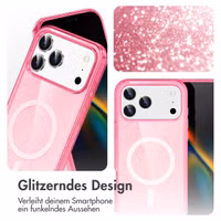 imoshion Sparkle Back Cover mit MagSafe Apple iPhone 17 Pro - Rosa