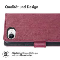imoshion Luxuriöse Klapphülle Apple iPhone 16e - Bordeaux