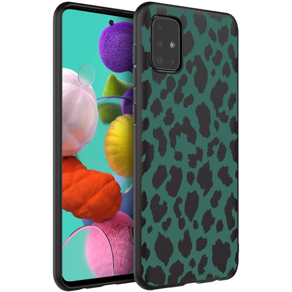 imoshion Design Hülle Samsung Galaxy A51 - Leopard - Grün / Schwarz