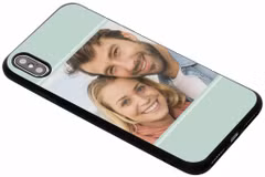 Gestalte deine eigene Apple iPhone Xs Max Gel Hülle - Schwarz