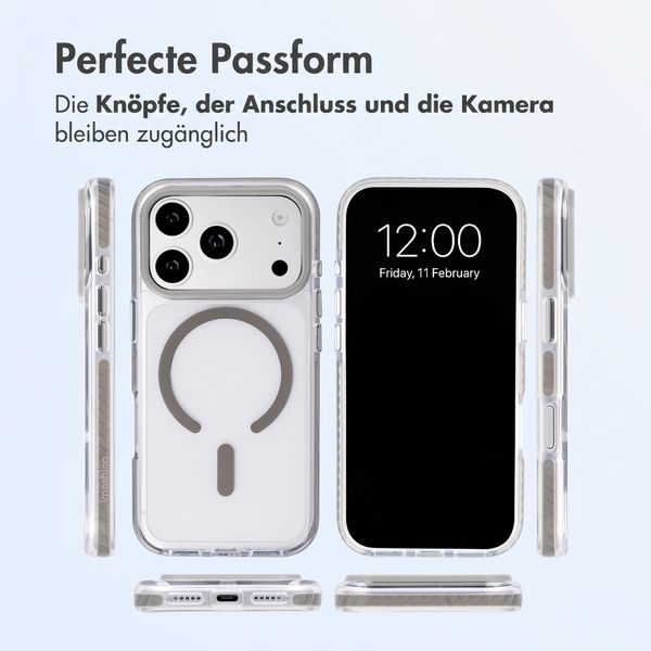 imoshion Combat MagSafe Hülle Apple iPhone 18 Pro / 17 Pro - Grau