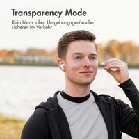 imoshion Aura Pro Kabellose In-Ear-Kopfhörer - Aktive Geräuschunterdrückung (ANC) - Weiß