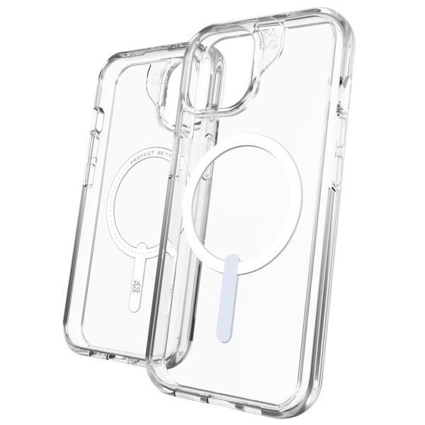 ZAGG Crystal Palace Case MagSafe für das Apple iPhone 15 - Transparent