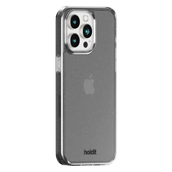Holdit Glitzer Case Apple iPhone 15 Pro - Schwarz