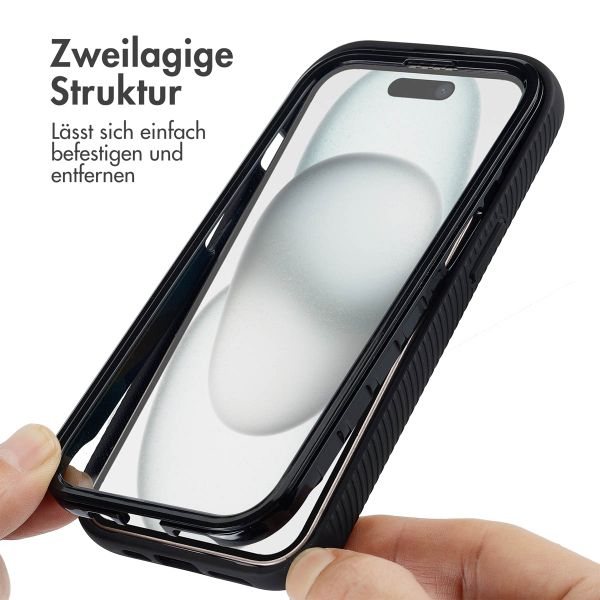 imoshion 360° Full Protective Case für das iPhone 15 - Schwarz