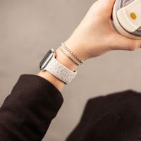 imoshion Silikonarmband Leopardenmuster für Apple Watch Series 1 - 9 / SE (38/40/41 mm) | Series 10 / 11 (42 mm) - Polarstern