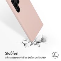 Accezz Liquid Silikoncase für das Samsung Galaxy S23 Ultra - Rosa