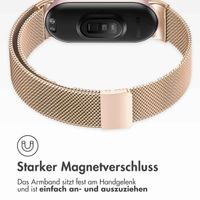 imoshion Magnetisches Milanaise Armband für das  Xiaomi Smart Band 8 / 9 - Rosé gold