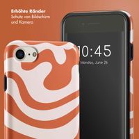 Selencia Vivid Tough Back Cover für das iPhone SE (2022 / 2020) / 8 / 7 / 6(s) - Dream Swirl Orange