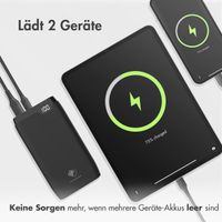 imoshion Powerbank - 6000 mAh - Schnelles Aufladen - Schwarz