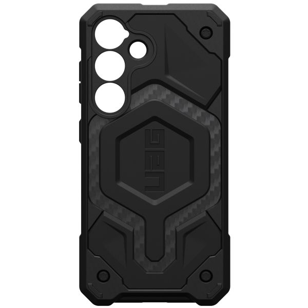 UAG Monarch Pro Backcover für das Samsung Galaxy S25 - Carbon Fiber