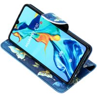 Design TPU Klapphülle für das Huawei P30
