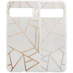 imoshion Design Hülle Google Pixel 8 Pro - White Graphic