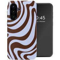 Selencia Vivid Back Cover Samsung Galaxy A57 (5G) - Dream Swirl Chocolate