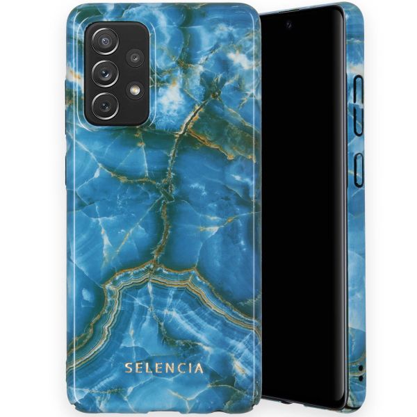 Selencia Maya Fashion Backcover Samsung Galaxy A72 - Onyx Blue