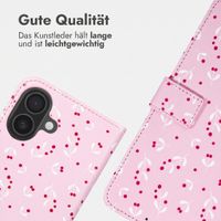 imoshion Design Klapphülle Apple iPhone 16 - Blush Berries