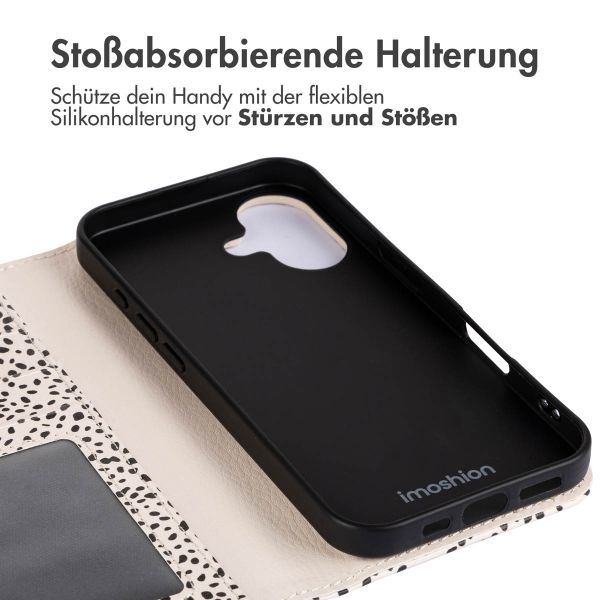 imoshion Design Klapphülle iPhone 16 - Desert Dots