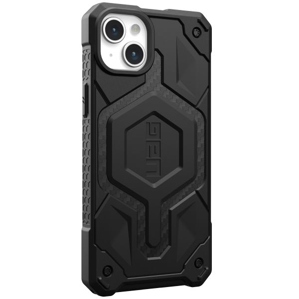 UAG Monarch Pro Backcover für das iPhone 15 Plus - Carbon Fiber