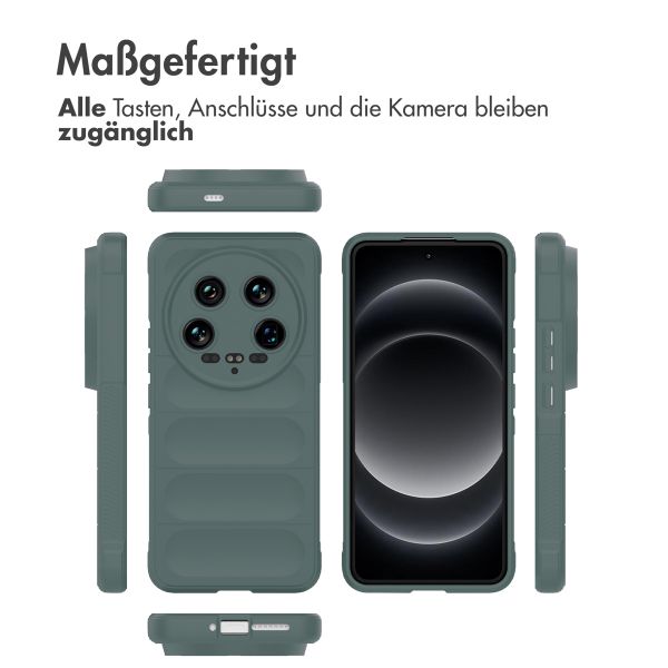 imoshion EasyGrip Back Cover für das Xiaomi 14 Ultra - Dunkelgrün