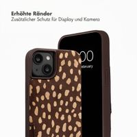 Selencia Nova Echtleder Backcover mit Kartenhalter Apple iPhone 14 / 13 - Fawn Chic
