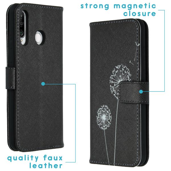 imoshion Design TPU Klapphülle Huawei P30 Lite - Dandelion