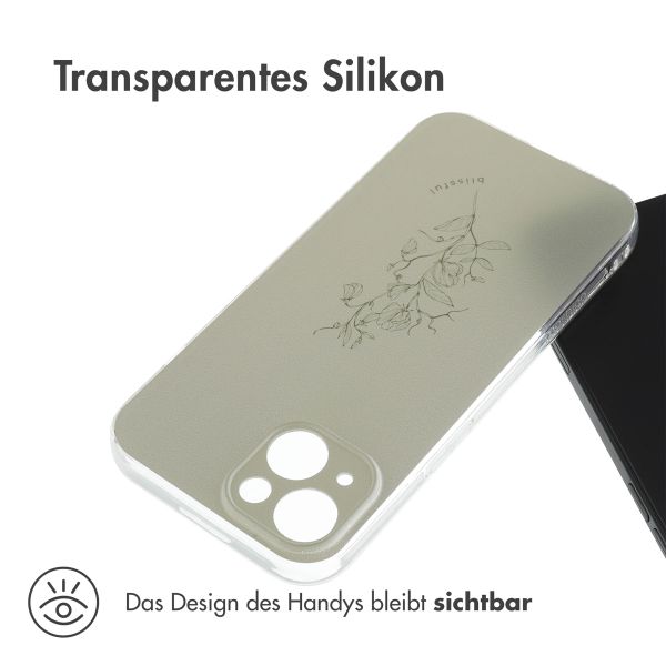 imoshion Design Hülle Apple iPhone 15 - Floral Green