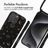 imoshion Silikonhülle design mit Band für das iPhone 16 Pro - Sky Black