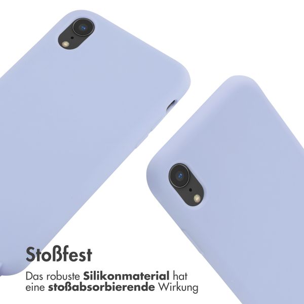 imoshion SilikonHülle mit Band Apple iPhone Xr - Violett