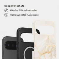 Selencia Vivid Rückabdeckung mit MagSafe Google Pixel 11 - Golden Beige Marble