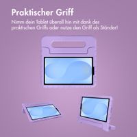 imoshion Schutzhülle mit Handgriff kindersicher Samsung Galaxy Tab A11 / A9 8.7 Zoll - Lila
