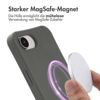 imoshion Color Backcover mit abnehmbarem Handykette und MagSafe Apple iPhone 16e - Black Coffee