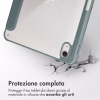 imoshion Origami Klapphülle Apple iPad 11 (2025) 11 Zoll A16 / iPad 10 (2022) 10.9 Zoll - Dunkelgrün