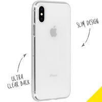 Accezz Clear TPU Backcover Apple iPhone X / Xs - Transparent