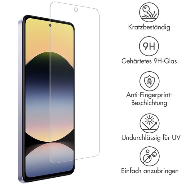 Accezz Screen Protector aus gehärtetem Glas für das Xiaomi Redmi Note 14 5G / 4G