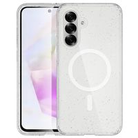 imoshion Glitzer Back Cover mit MagSafe Samsung Galaxy A56 - Glitzer Transparent