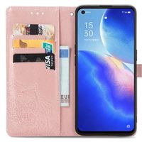 imoshion Mandala Klapphülle Oppo Find X3 Lite - Roségold