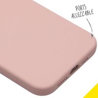 Accezz Liquid Silikoncase Apple iPhone 12 Pro Max - Rosa