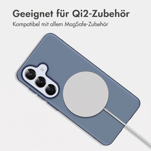 imoshion Color Backcover mit Thin MagSafe Ring Samsung Galaxy S25 / S24 - Dunkelblau