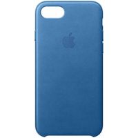 Apple Leder-Case Blau für das Apple iPhone SE (2022 / 2020) / 8 / 7