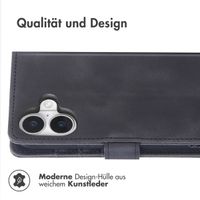 imoshion Klapphülle mit Kordel Apple iPhone 16 - Schwarz