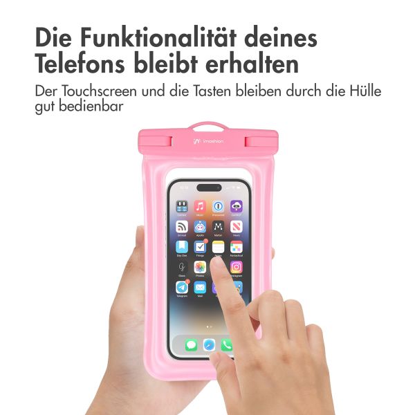 imoshion ﻿Universeller, wasserdichter Beutel - wasserdichte Smartphonehülle - Rosa