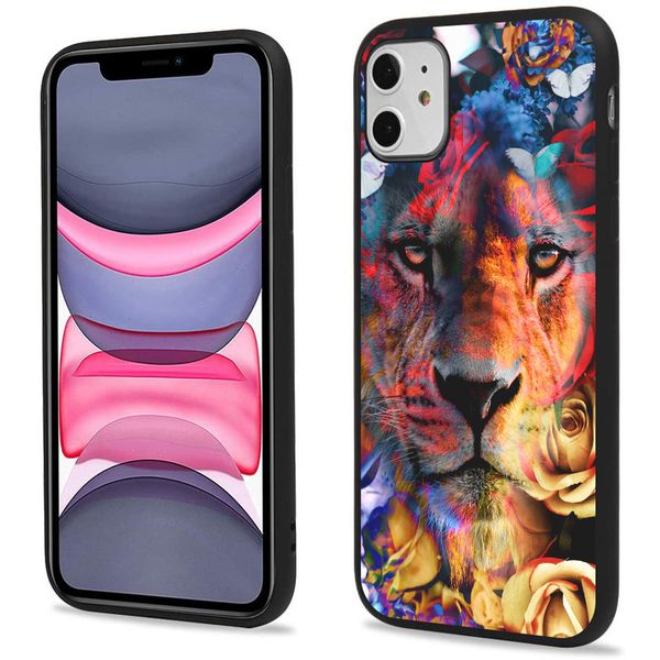 imoshion Design Hülle iPhone 11 - Dschungel - Löwe