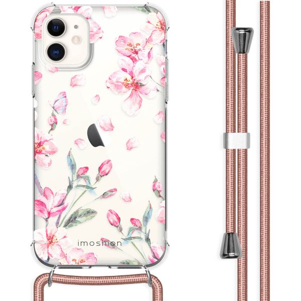 imoshion Design Hülle mit Band für das iPhone 11 - Blossom Watercolor