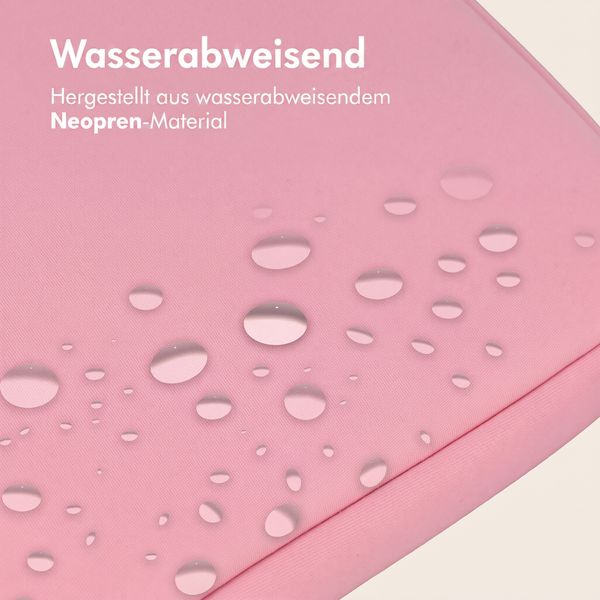 imoshion Laptop-Hülle mit Staufach 13 Zoll - Laptop Sleeve - Candy Pink