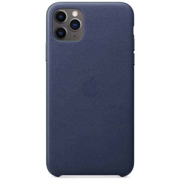 Apple Leder-Case Midnight Blue für das iPhone 11 Pro Max