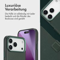Accezz 2-in-1 Klapphülle aus Leder mit MagSafe Apple iPhone 17 Pro Max - Cedar Green