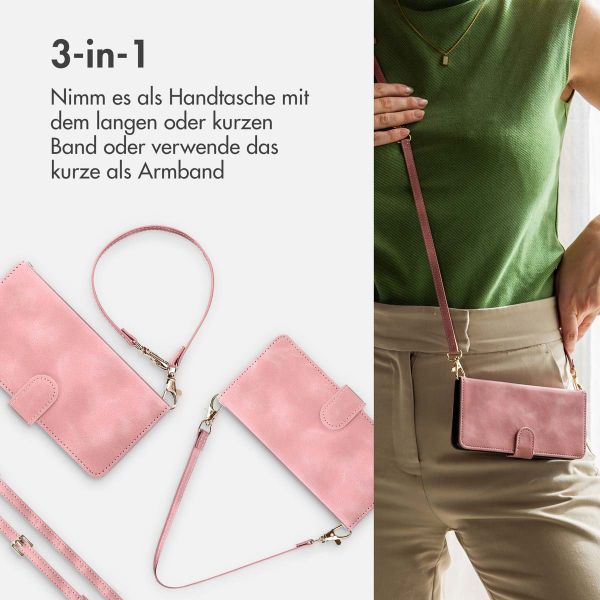 imoshion Klapphülle mit Kordel Samsung Galaxy S24 - Rosa