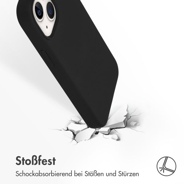 Accezz Liquid Silikoncase Apple iPhone 13 Mini - Schwarz